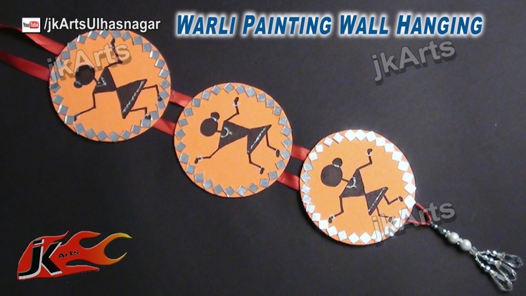 HOW TO: make Warli Painting Wall Hanging from Waste DVD - JK Arts 501
