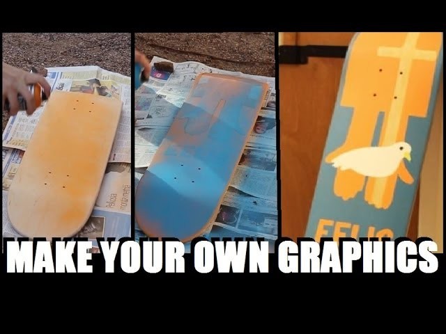 How to Make your Own Skateboard Graphics