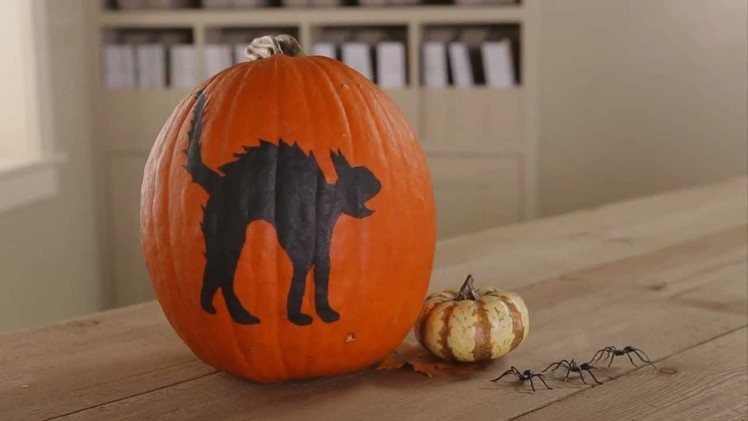 How to Paint a Halloween Pumpkin