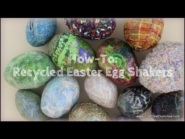 How to Recycle Plastic Eggs into Music Shakers