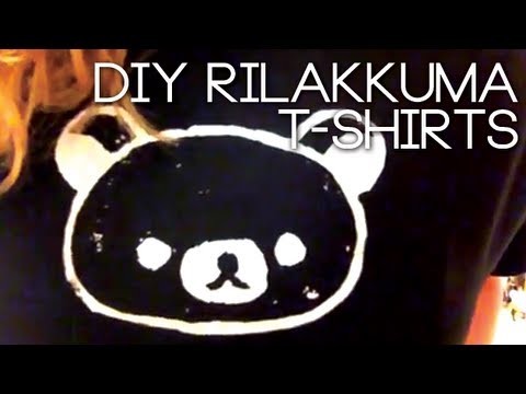 HOW TO: RILAKKUMA T-SHIRTS