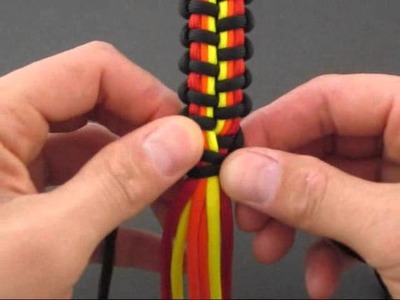 How to Tie a Spectrally Clustered Stitched Solomon Bar (Key Fob) by TIAT