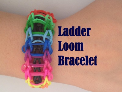 LADDER Loom Bracelet Tutorial Rainbow Looml Jasmine Starler