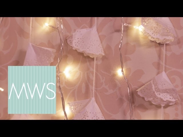 Paper Doily Wedding Garland | Maid at Home S4E1.8