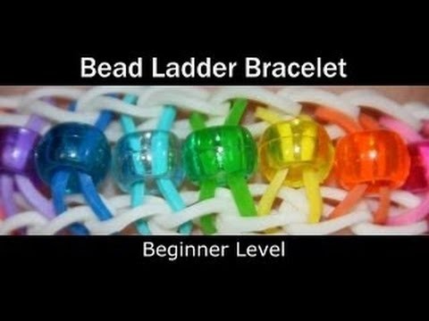 Rainbow Loom Bead Ladder Bracelet