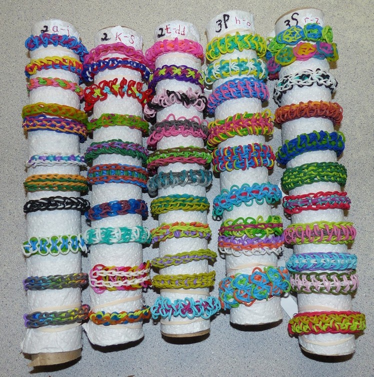 Rainbow Loom Bracelet - Introducing My Collection of ORIGINAL DESIGNS (pt 1 of 2)