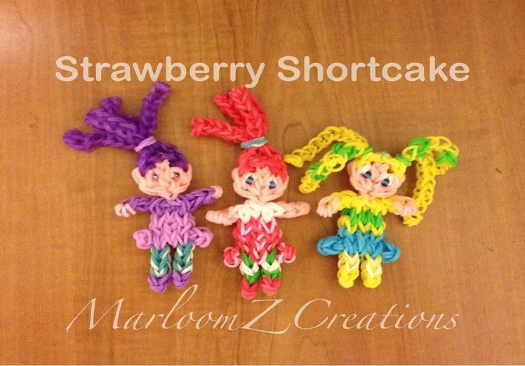 Rainbow Loom Strawberry Shortcake "Pictorial" - Original Design