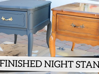Refinished Nightstands with Annie Sloan Chalk Paint