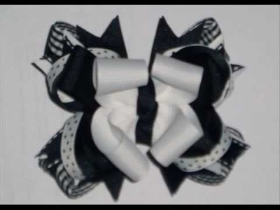 You Can Learn How to Make These Girls Hair Bows by www.LearnHowToMakeBows.com
