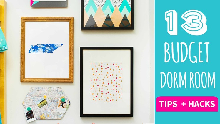 13 Tips and Hacks for Dorm Decor on a Budget - HGTV Handmade