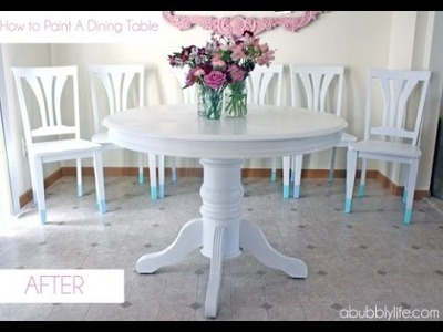 14 Cool DIY Dining Table Makeovers