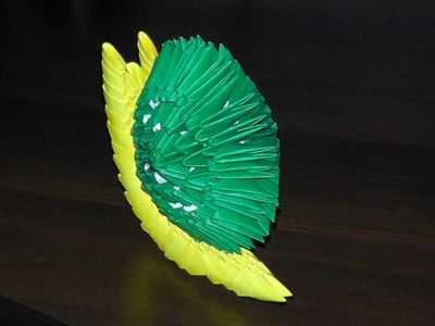 3D origami snail tutorial
