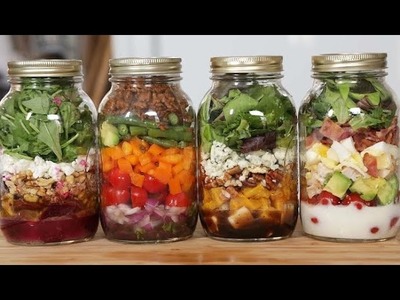 4 MORE Salad-In-A-Jar Recipes!