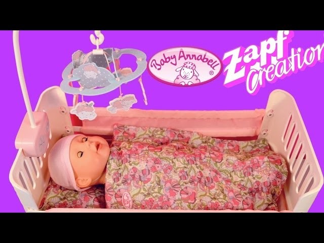Baby Annabell Bed with Lullaby - Zapf Creation Baby Doll and Doll bed