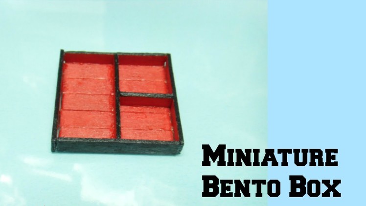 Bento Box Tutorial (Miniature)