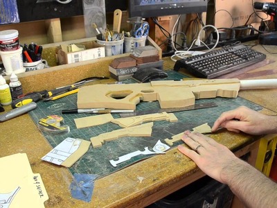 Building Replica Guns from MDF - In the Shop with Punished Props