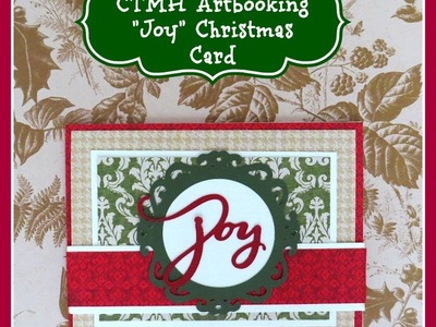 Close to My Heart Artbooking Joy Christmas Card Cricut