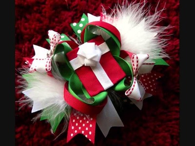 !!!CLOSED!!! Christmas Hair Bow Giveaway by Just Add A Bow