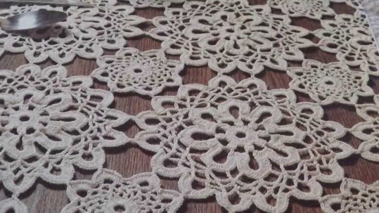 Como tejer camino de mesa a crochet