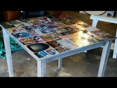 D.I.Y Decoupage Dining Table