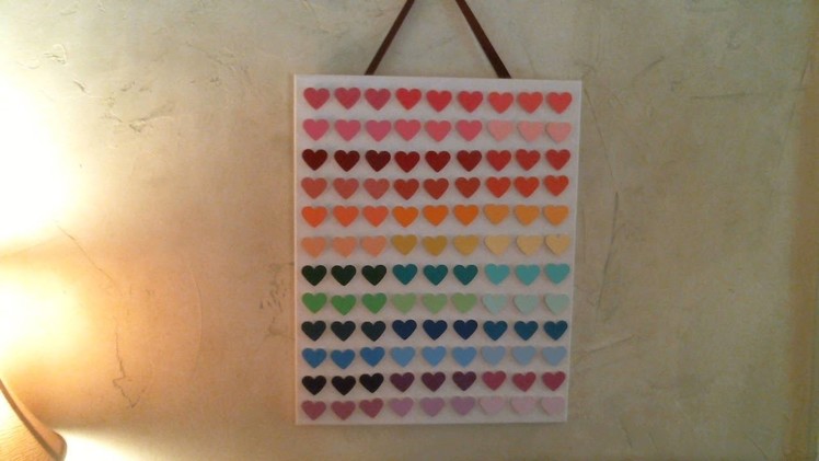 DIY 3D Paint Chip Wall Art (Incredibly Inexpensive)