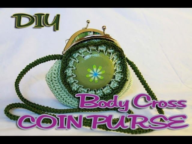 DIY: Body Cross Coin Purse made with Soda Can Bottoms part 2