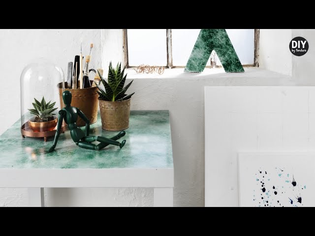 DIY by Panduro: Home Deco by Me, Spray a marble effect