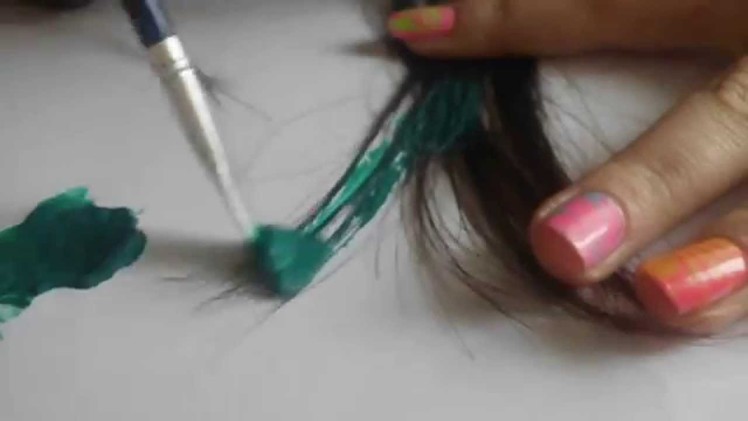 DIY: Color your hair temporary[HD]