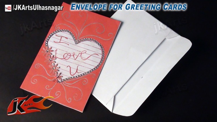 DIY Envelope for Greeting Cards - JK Arts 568