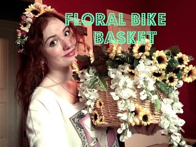 DIY: Floral Bike Basket!