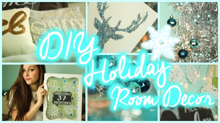 DIY Holiday Room Decor ♡ & Easy Ways to Decorate Your Room!