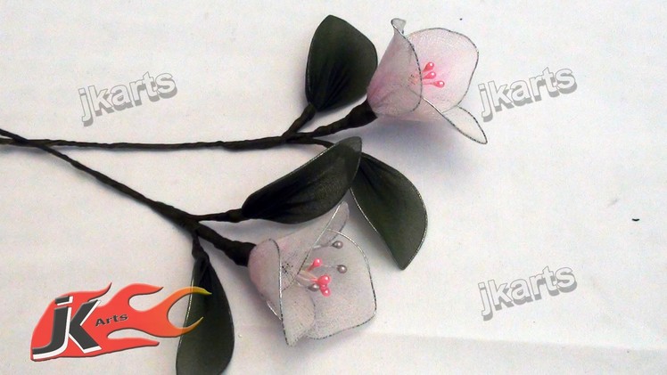 DIY How to make bougainvillea Stocking Flower - JK Arts 092