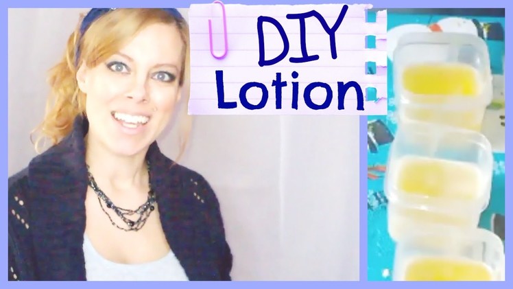 DIY How to Make Easy Lotion at Home for Dry Skin