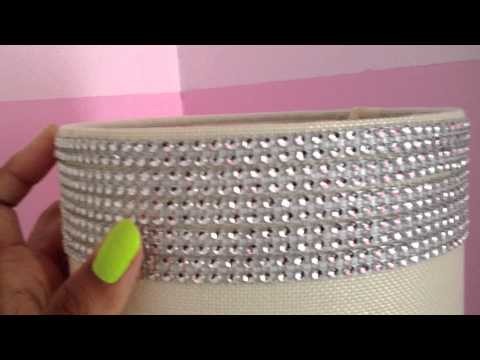DIY~ How to Sparkle & Bling Out a Lamp Shade ~ by The Frugalnista!