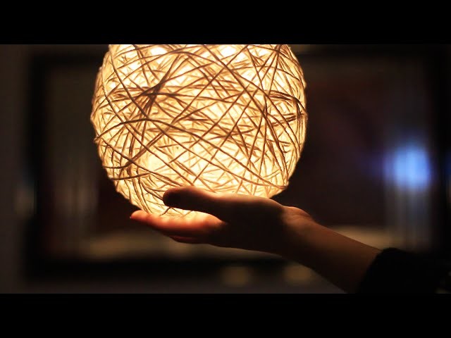DIY: Luminária de Barbante | Aprenda a fazer