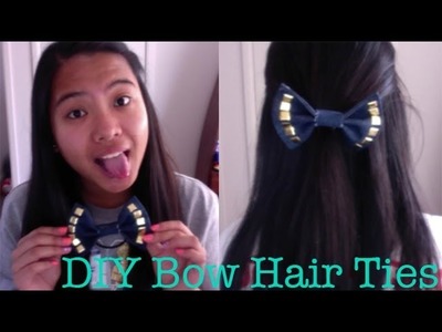 DIY: No Sew Bow Hair Ties