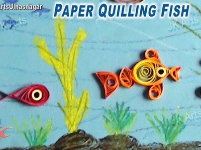 DIY Paper Quilling Fish | How to make Under the Sea Creature | JK Arts 644