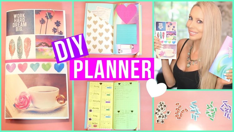 DIY Planner ♡ Cover, Inserts, Stickers + More!