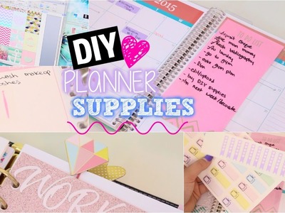 DIY Planner Supplies!