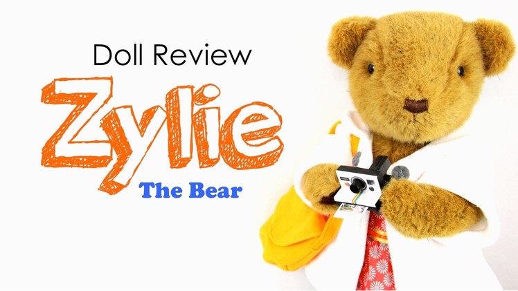 Doll Review: Zylie the Bear | Plus How to Make a Doll Polaroid Camera - Doll Crafts