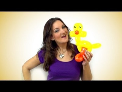 Easter Chick Balloon Animal How To Instructions - Tutorial Tuesday!