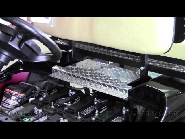 EZGO TXT Diamond Plate Access Panel | How To Install Video | Golf Cart Diamond Plate Accessories