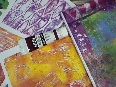 Gelli Arts Printing Plate Review and Demo!
