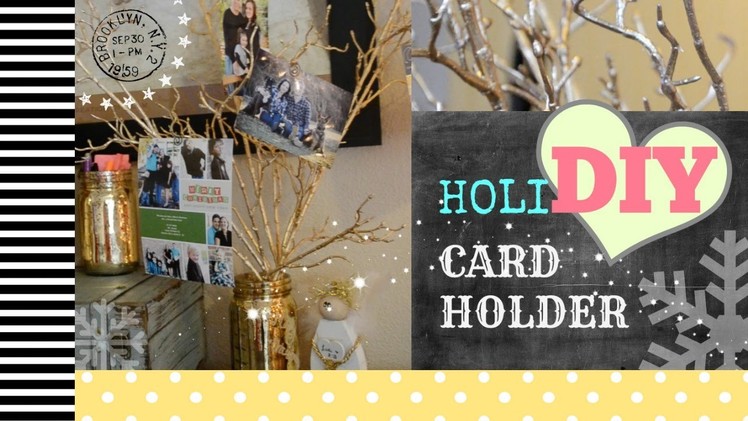 Holi DIY Christmas Card Holder (Youtube Collab)