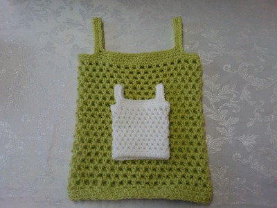 How to crochet my petite baby string vest tutorial part 1 easy magical pattern adults sizes included