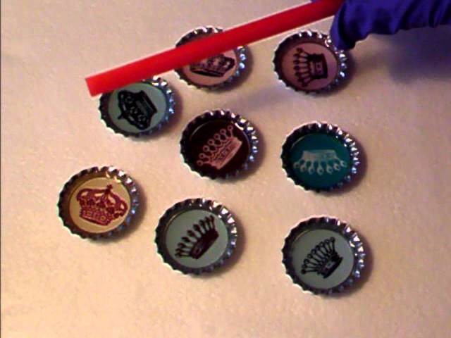 How to make a bottle cap pendant or magnet