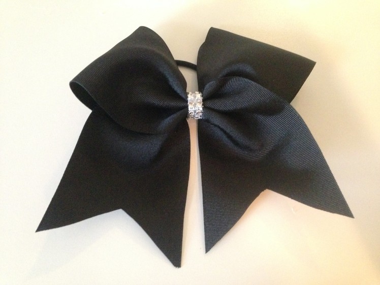 How to make a cheer bow!
