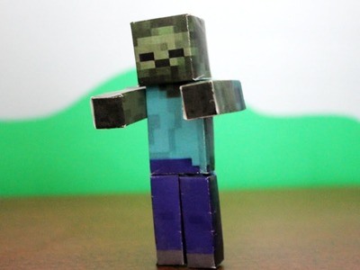 How to make a Minecraft Paper Zombie