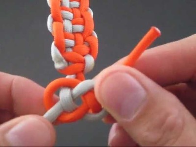 How to Make an Asymmetric Border Bar (Paracord) Bracelet by TIAT