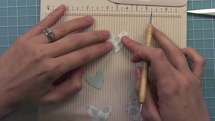 How to make embellishments from die cuts